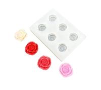 Moule en silicone détaillé en forme de rose pour bijoux, accessoires faits à la main, chocolat, savon, projets de cuisine, outil de cuisson facile à nettoyer