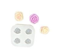Moule en silicone détaillé en forme de rose pour bijoux, accessoires faits à la main, chocolat, savon, projets de cuisine, outil de cuisson facile à nettoyer