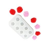 Moule en silicone détaillé en forme de rose pour bijoux, accessoires faits à la main, chocolat, savon, projets d'artisanat de cuisine, moule en silicone pour décorations de fondant