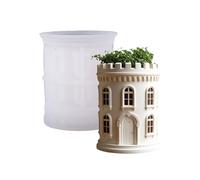 Moule en silicone détaillé pour pots de fleurs en résine, supports de bijoux et décorations créatives. Moule en silicone pour loisirs créatifs