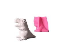 Moule en silicone dinosaure fait à la main, savon, bonbons, chocolat, décoration d'intérieur, résine époxy de qualité alimentaire