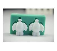 Moule En Silicone - Disney - Baymax - Pâte À Sucre - Résistant À -40° À 240° - 85x50x17 Mm
