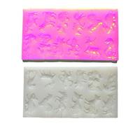 Moule en silicone douze zodiacs pour la création de desserts, la peinture à sucre, les ustensiles de pâtisserie, la cuisine pratique en forme d'animal