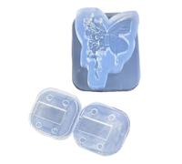 Moule en silicone durable en forme de papillon pour un design unique de bijoux, facile à ranger et à nettoyer - Modèle professionnel d'extension d'ongles