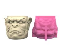 Moule en silicone échantillons 3D, vase en béton fait à la main, pots de fleurs, plâtre, résine époxy, porte-stylo moules, décorations d'intérieur