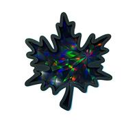 Moule en silicone effet arc-en-ciel et lumière en forme de feuille d'érable pour résine époxy