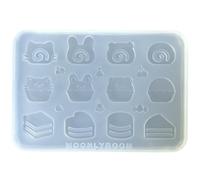 Moule en silicone en cristal - Accessoire pratique pour les artistes, les étudiants et les amateurs d'artisanat. Ensemble en silicone pour la fabrication de bijoux divers et faits à la main