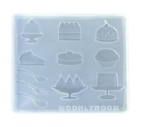 Moule en silicone en cristal - Accessoire pratique pour les artistes, les étudiants et les amateurs d'artisanat. Ensemble en silicone pour la fabrication de bijoux divers et faits à la main