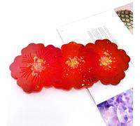 Moule En Silicone En Époxy Pour Bricolage, Motif De Fleurs, Tasse, Tapis De Table, Coussin De Thé, Décor Artisanal, Jeux Parent-Enfant, Jouets, Cadeaux