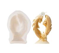 Moule en Silicone en forme d ' aile polyvalent, pour la fabrication de savon parfumé, facile à utiliser, motifs d ' ailes élégants