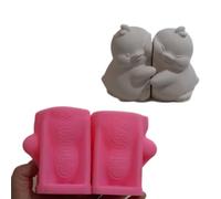 Moule en silicone en forme d ' animal artistique avec des cochons, des koalas et des oiseaux, adapté bougies faites à la main et à l ' artisanat