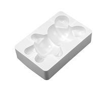 Moule en silicone en forme d ' ours mignon, cuisson de gâteaux faits à la main, en forme d ' ours en peluche, pour adultes et, moules en silicone pour gâteaux, moules de Noël pour grands