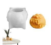 Moule en silicone en forme d'abeille - Moule à savon cylindrique en silicone - Moule à bougie - Moule à libération rapide - Décoration d'intérieur en résine animale pour fondant et pâtisserie