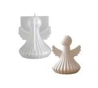 Moule en silicone en forme d'aile d'ange adapté pour le démoulage sans effort dans la résine et le plâtre, assurant un résultat parfait