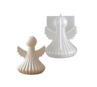 Moule en silicone en forme d'aile d'ange adapté pour le démoulage sans effort dans la résine et le plâtre, assurant un résultat parfait, moule réutilisable