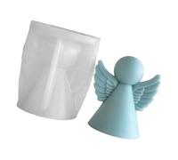 Moule en silicone en forme d'aile d'ange - Moules de cuisson réutilisables et flexibles pour la fabrication de bougies, bombes de bain, savons - Diffuseur d'huiles essentielles, décoration d'intérieur
