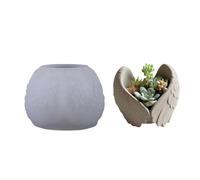 Moule en silicone en forme d'ailes d'ange pour projets de résine, offre des designs de texture uniques, des gobelets à bougies, des décorations de la maison, des ailes d'ange, des pots de fleurs