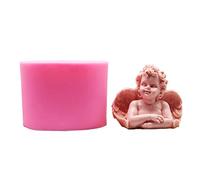 Moule en silicone en forme d'ange en forme de plume pour savon, chocolat, dessert, mousse, gâteau, cuisine, décoration de gâteau, moule en silicone pour la fabrication