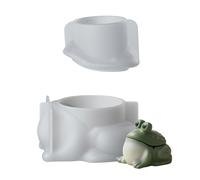 Moule en silicone en forme d'animal pour cendrier en résine, boîte de rangement, bougeoir, décoration d'intérieur, projets artistiques