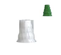 Moule en silicone en forme d'arbre de Noël pour supports de ciment artistiques, projets d'artisanat en résine