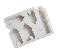 Moule en silicone en forme de baleine et de maison, moule unique pour décoration d'intérieur créative faite à la main