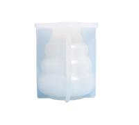 Moule en silicone en forme de bonhomme de neige pour savon, plâtre, décoration de gâteau, fondant, moule pour la fabrication de moules en silicone