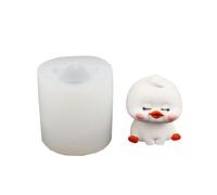 Moule en silicone en forme de canard mignon pour crème glacée, haricots verts, bonbons, chocolat, glaçons, desserts, décorations de gâteaux en silicone mignon en forme de canard pour la pâtisserie