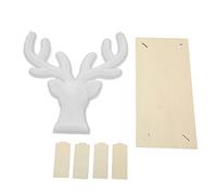 Moule en Silicone en Forme de cerf, Moule d'ornement en résine réutilisable avec Planche pour Salon de beauté