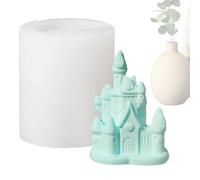 Moule en silicone en forme de château de fée - Plateau de moulage à savon architecture 3D - Outil de pâtisserie robuste et résistant à la chaleur - Idéal pour la formation d'équipe