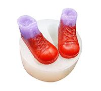 Moule en silicone en forme de chaussures mignonnes et pendentifs en résine époxy pour bricolage en résine époxy, fabrication de bijoux, porte-clés époxy pour