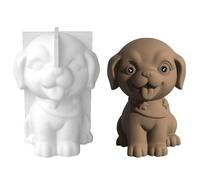 Moule en silicone en forme de chien - Résine époxy - Outils de fabrication d'animaux faits à la main - Moules à savon et crème glacée - Artisanat aimé