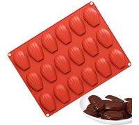 Moule en silicone en forme de coquillage | Moule à gâteau en silicone à 18 cavités | Moule de cuisson en silicone pour la cuisson au four pour cookies, gâteaux au thé, chocolats