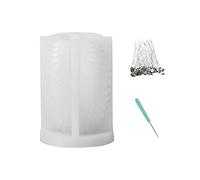 Moule en silicone en forme de couronne géométrique fait à la main avec fixateur de noyau de cire pour travaux manuels