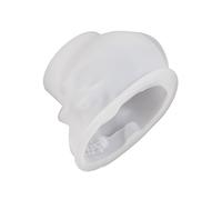 Moule en silicone en forme de crâne d'Halloween pour la fabrication de porte-clés en résine époxy pour décoration d'intérieur