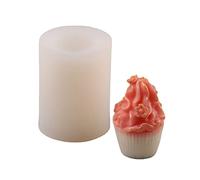 Moule en silicone en forme de cupcake pour la fabrication de gâteaux, la gelée, la cire fondue et le savon