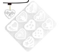 Moule en silicone en forme de cœur - Ensemble de moules à bonbons en forme de fleur en forme de cœur | Moules à bonbons en silicone en forme de cœur pour l'amour, le chocolat, le savon, la gelée