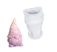 Moule en silicone en forme de cœur et étoile de gnomes pour loisirs créatifs, plâtre en résine et décorations d'intérieur parfumées