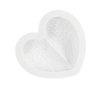 Moule en silicone en forme de cœur pour la Saint-Valentin avec ailes individuelles pour mousses carb romance, gâteaux et bougies décoratives