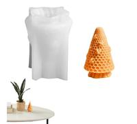Moule en silicone en forme de cylindre d'abeille, peigne à miel, moule en silicone 3D, savon cylindrique en silicone, décoration de la maison, libération rapide, résine animale, art pour chocolat