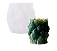 Moule en silicone en forme de cylindre en résine époxy pour décoration de tulipes