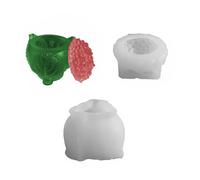 Moule en silicone en forme de feuille avec couvercle pour la fabrication de bijoux en résine et les bougies décoratives