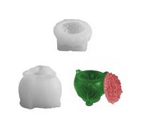Moule en silicone en forme de feuille avec couvercle pour la fabrication de bijoux en résine et les bougies décoratives
