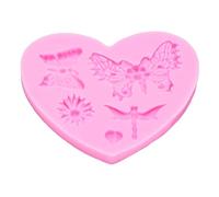 Moule en silicone en forme de feuille, plusieurs motifs, antiadhésif, facile à nettoyer, utilisation polyvalente, multi-usage