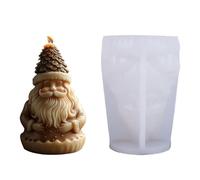 Moule en silicone en forme de figurine de Père Noël pour la fabrication de savon fait à la main sur le thème de Noël pour résine époxy