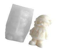 Moule en silicone en forme de figurine de Père Noël pour savon fait à la main Décoration de Noël