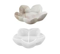 Moule en silicone en forme de fleur époxy pour plateau décoratif et fonctionnel unique pour bijoux en résine époxy
