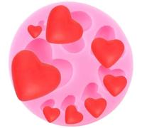 Moule en silicone en forme de fleur, pour la Saint-Valentin, lèvre, cœur, amour, ailes d'ange, biscuits, cupcakes, chocolat, bonbons, fondant, outils de décoration de gâteau style 2