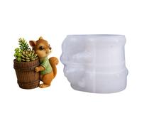 Moule en silicone en forme de fleur pour pinceaux de maquillage | Plâtres bétons, pots de fleurs, boîte de rangement de bijoux, tasse, moule en résine époxy, décoration d'intérieur