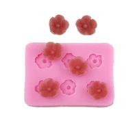 Moule en silicone en forme de fleur pour travaux manuels en résine et projets de décoration de la maison, moule de cuisson pour petites fleurs