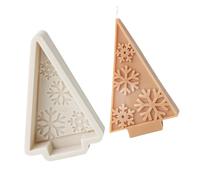 Moule en silicone en forme de flocon de neige pour aromathérapie, décoration de bureau, décoration d'intérieur, fabrication de savon de vacances